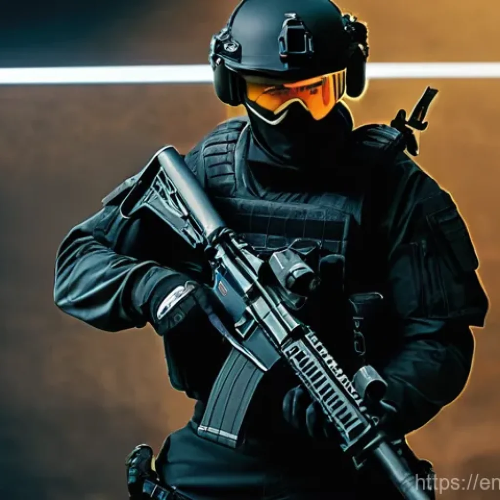 배틀그라운드 총기 반동 제어법 - **Recoil Control Practice in Training Ground:** "A highly focused gamer, seen from a slightly el...